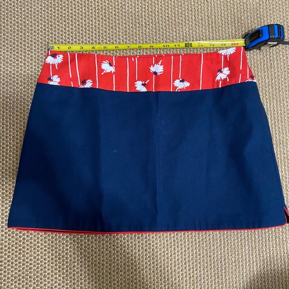 Red White & Blue Preppy Mini Skirt - Beautiful Quality - Picture 4 of 5